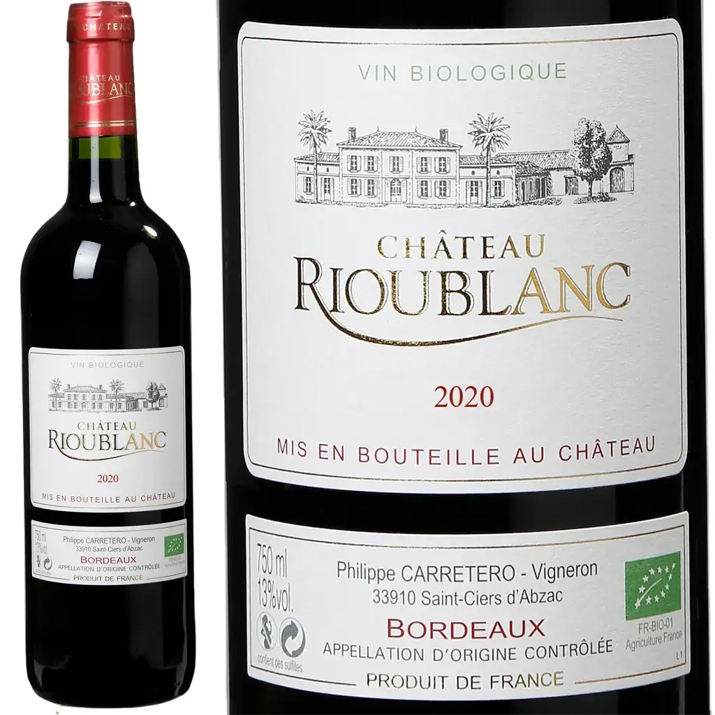 Bordeaux Rouge 2020 Bio