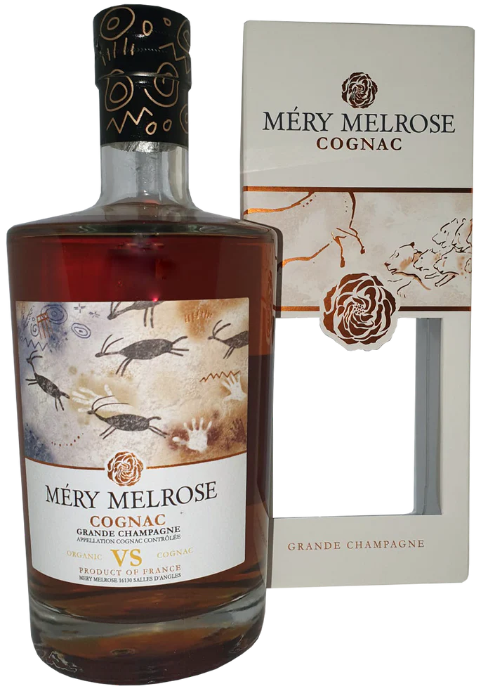 Cognac VS 3 ans Grande Champagne Bio | Mery Melrose | 70cl - 40°
